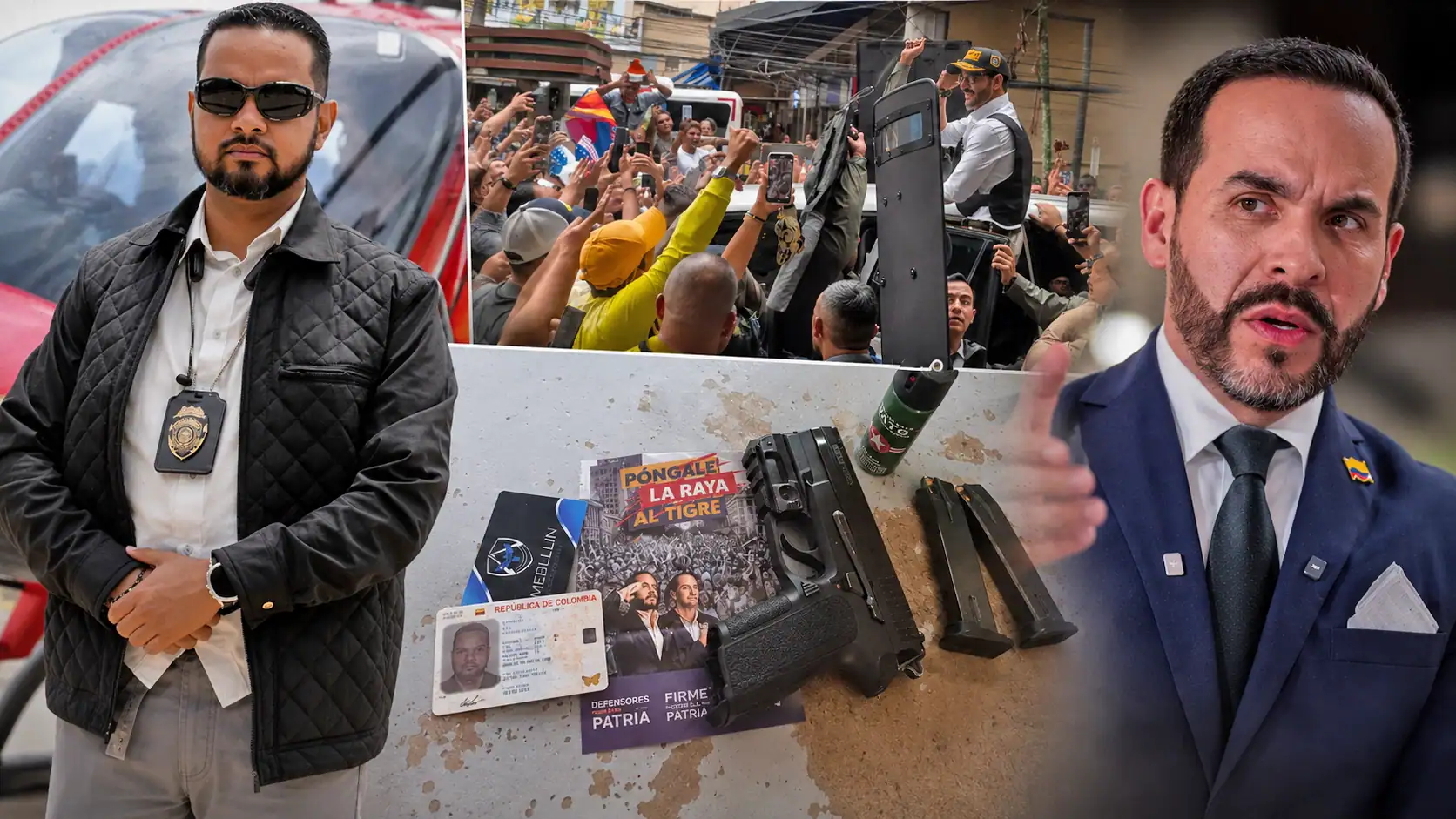 El falso escolta de Abelardo de la Espriella en Envigado: perfil, armas y la llamada clave