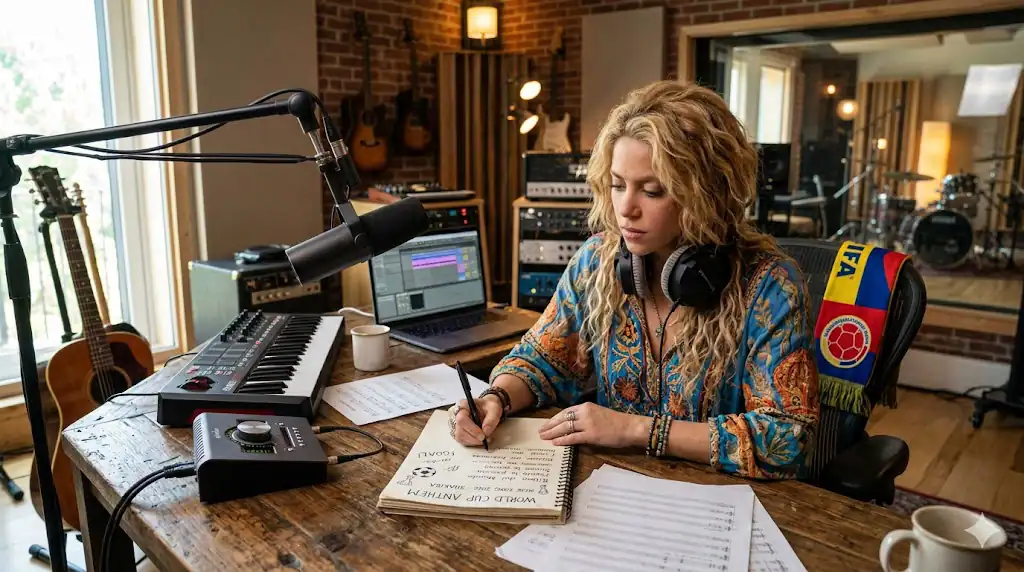 Shakira anunció "Dai Dai" con Burna Boy como himno oficial del Mundial 2026. Se estrena el 14 de mayo. Grabada en el Maracaná, mezcla reguetón y afrobeats.
