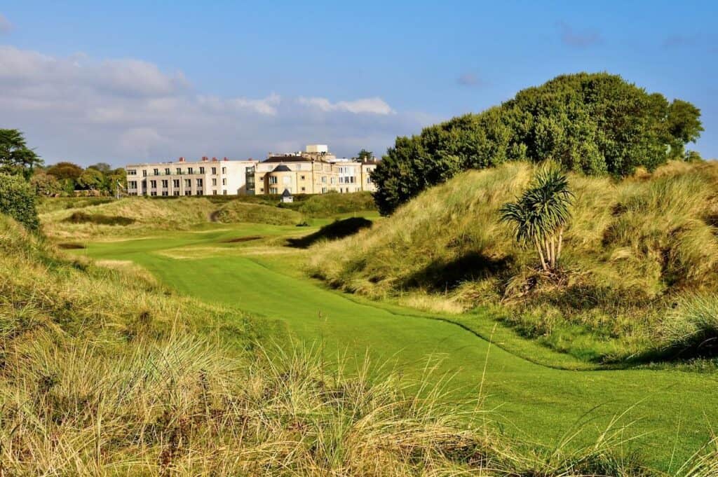 Ireland: A View to the Portmarnock Golf Hotel