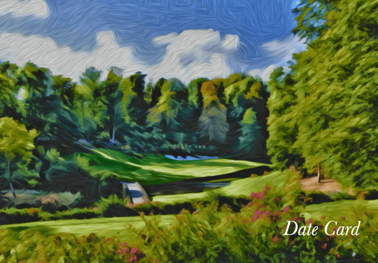 GOLF DATE CARD Course Walk