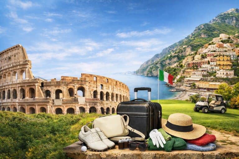 golf packing list - italy