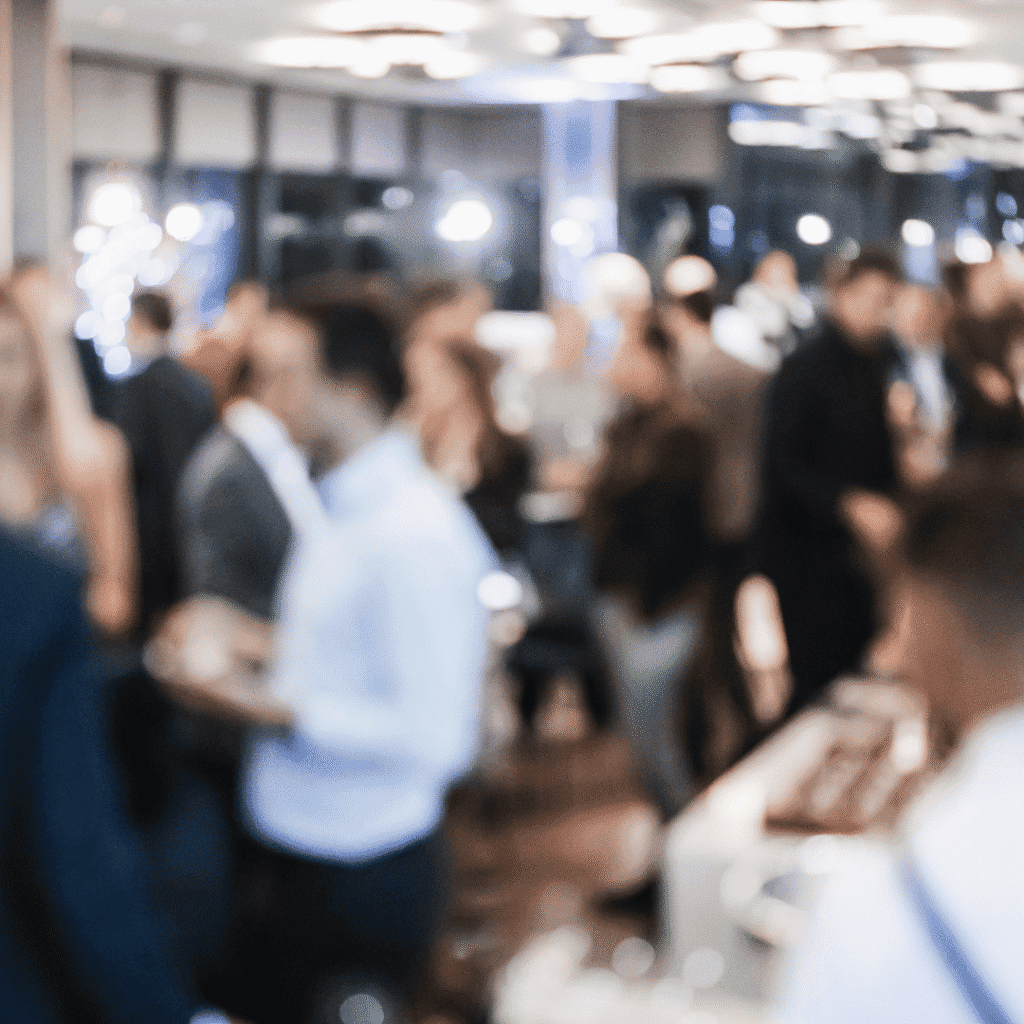 Guests networking and building relationships during a nonprofit event