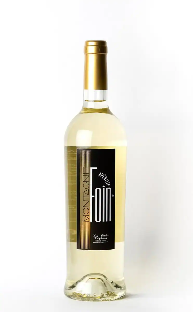 Bouteille de vinaigre de montagne Prestige, édition limitée, élégante et raffinée.
