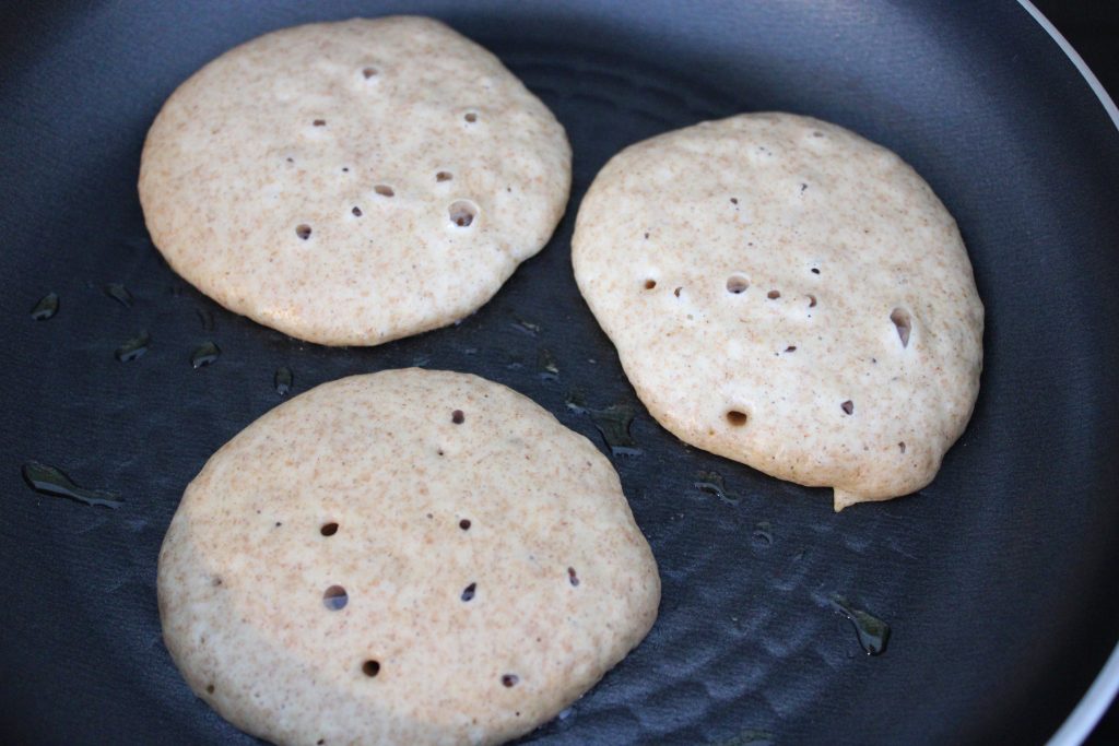 Pancakes aus Vollkornmehl