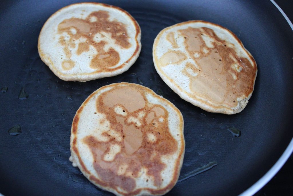 Pancakes aus Vollkornmehl