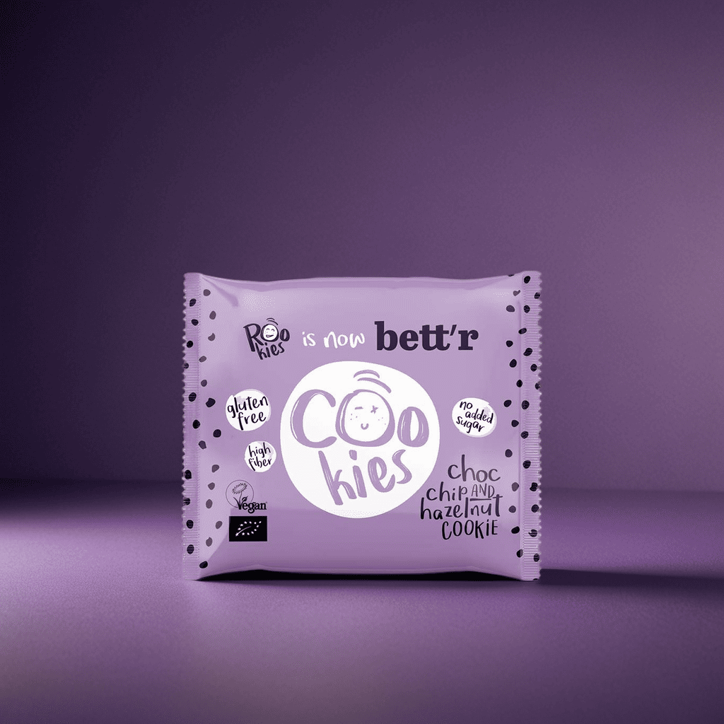 Cookie Schoko-Chip & Haselnuss Bio. Keks glutenfrei und vegan.