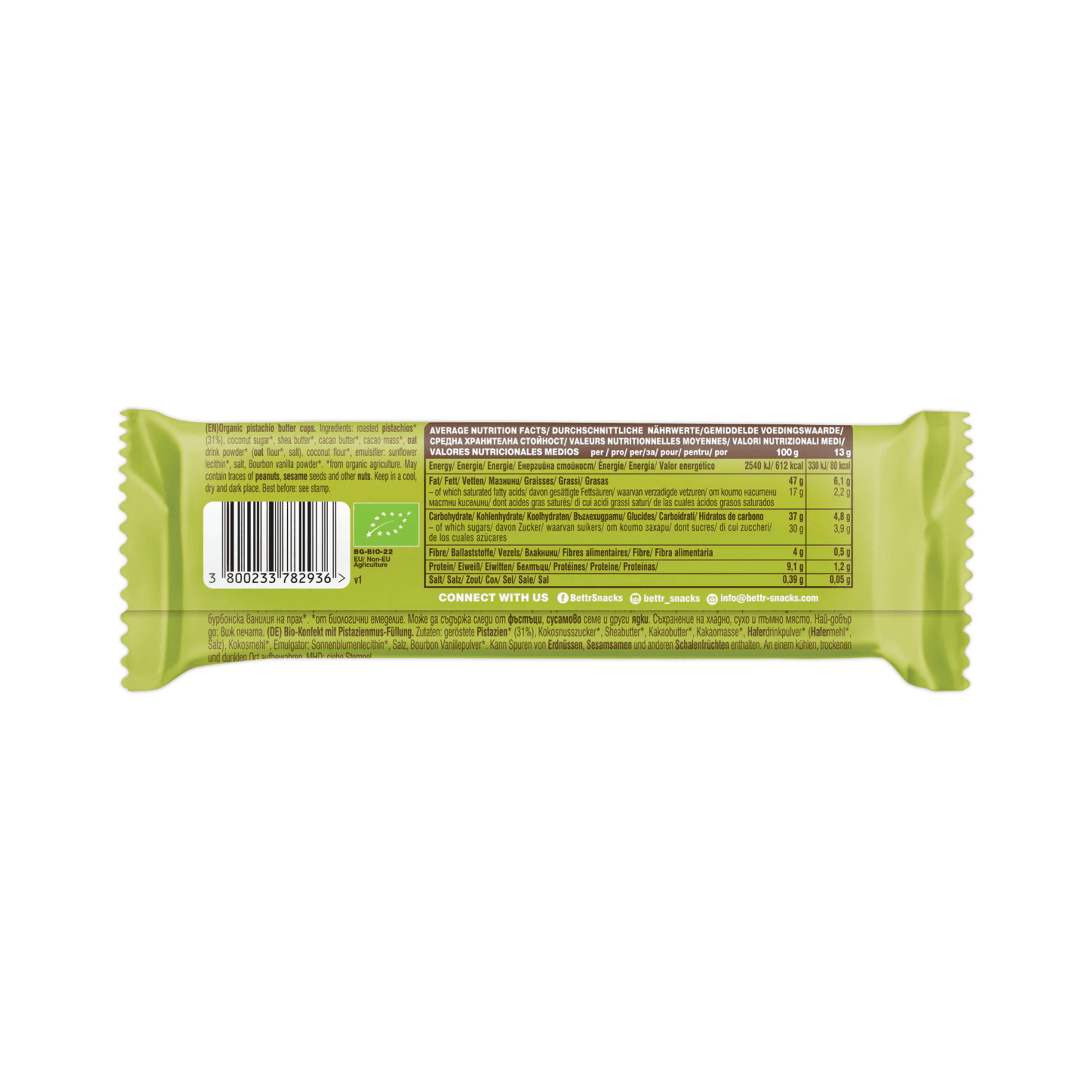 Pistazienbutter Cups Bio - bett’r – Bild 2