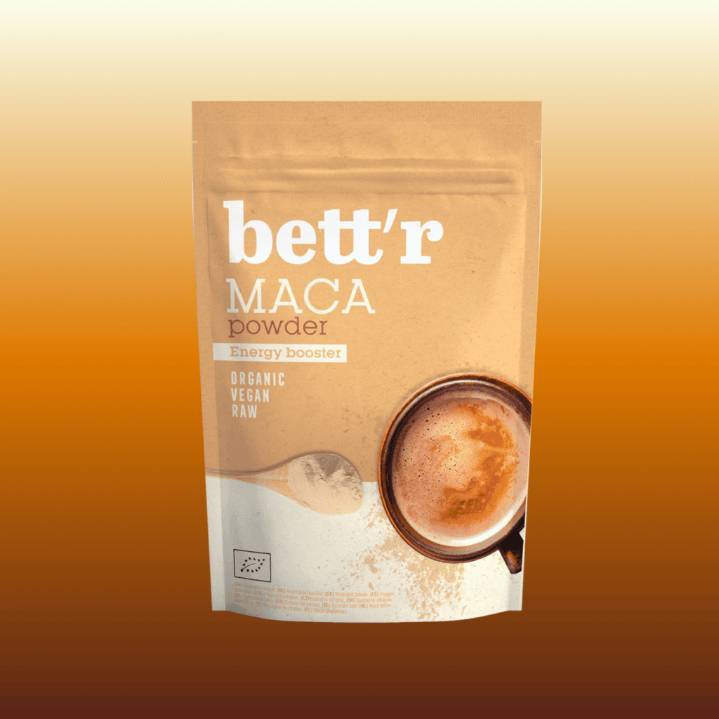 Das Maca-Pulver wird aus der Maca-Wurzel gewonnen. Ist ein Superfood. Verpackung 200g.