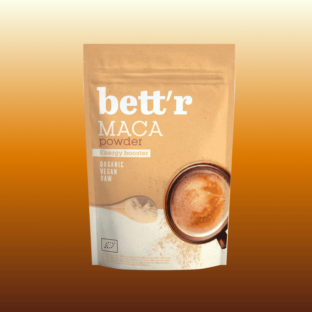 Das Maca-Pulver wird aus der Maca-Wurzel gewonnen. Ist ein Superfood. Verpackung 200g.