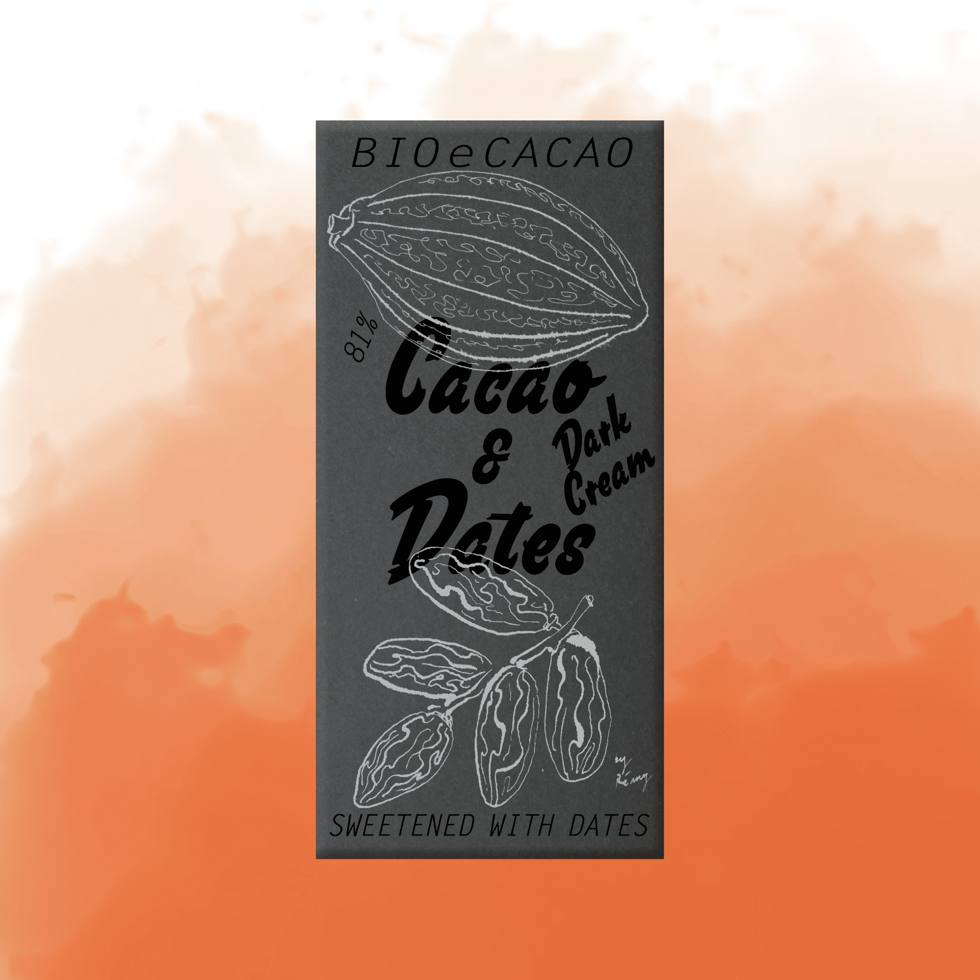 dattelschokolade dark cream vegan bio bioecacao