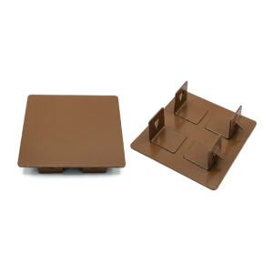 ฝาปิดระแนง ขนาด 50x50mm สำหรับวัสดุนิยมไพร์ม รุ่นฮาร์โมนี่ (สำหรับรุ่น OLT-CX-H001)