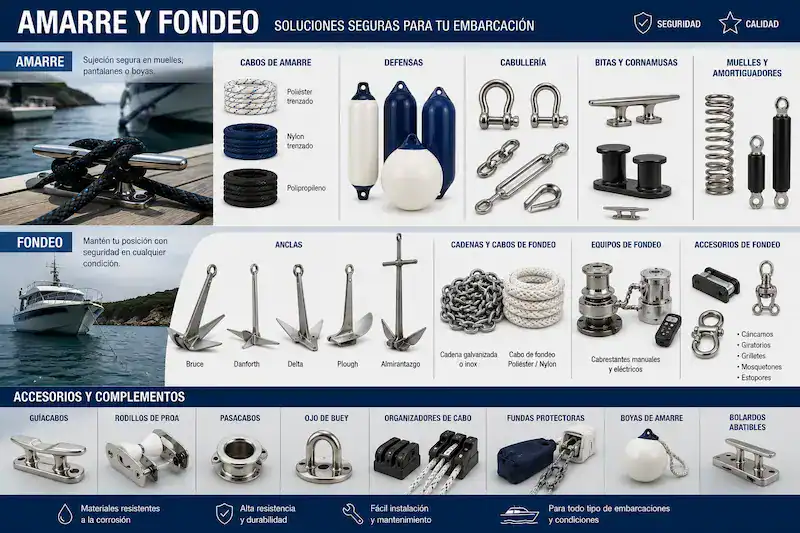 Amarre y Fondeo