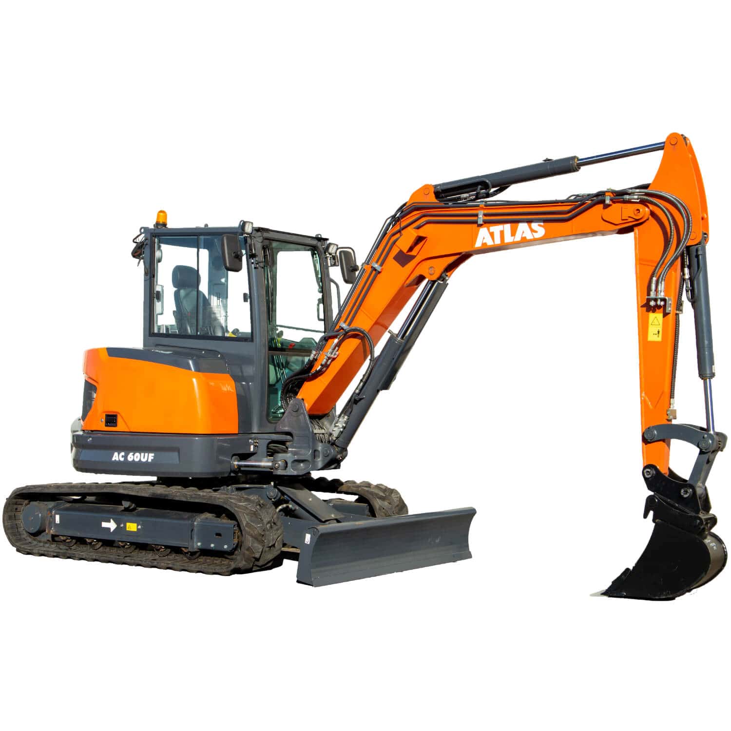 Atlas AC 60 UF gumihevederes midi forgókotró 3 év / 3000 óra garanciával - Image 3