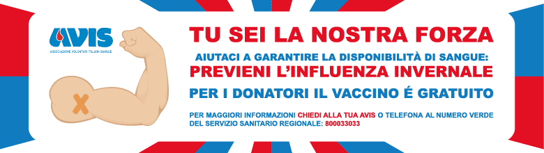 vaccinazione antinfluenzale gratuita per i donatori 2016 in emilia-romagna