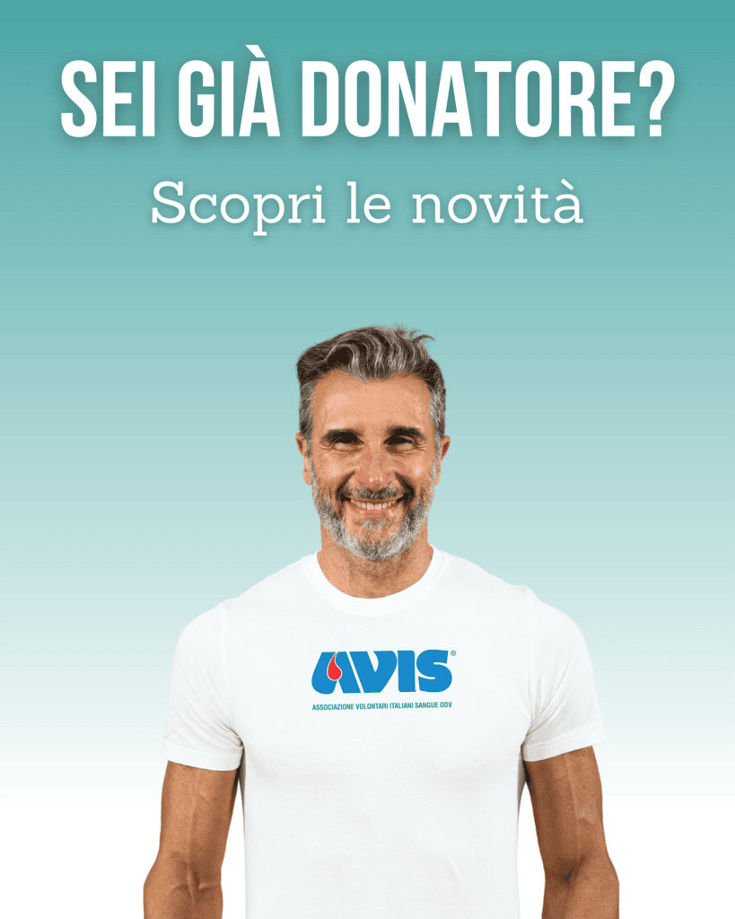 Sei già donatore? Scopri le novità!