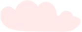 Soft pink cloud on black background