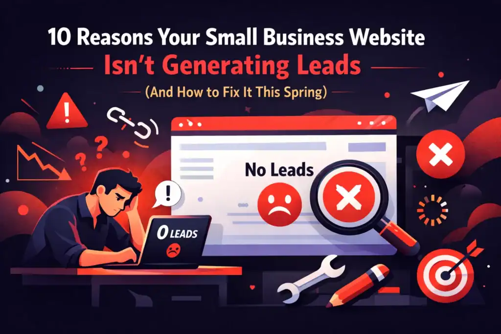 10 reasons your website not generating leads