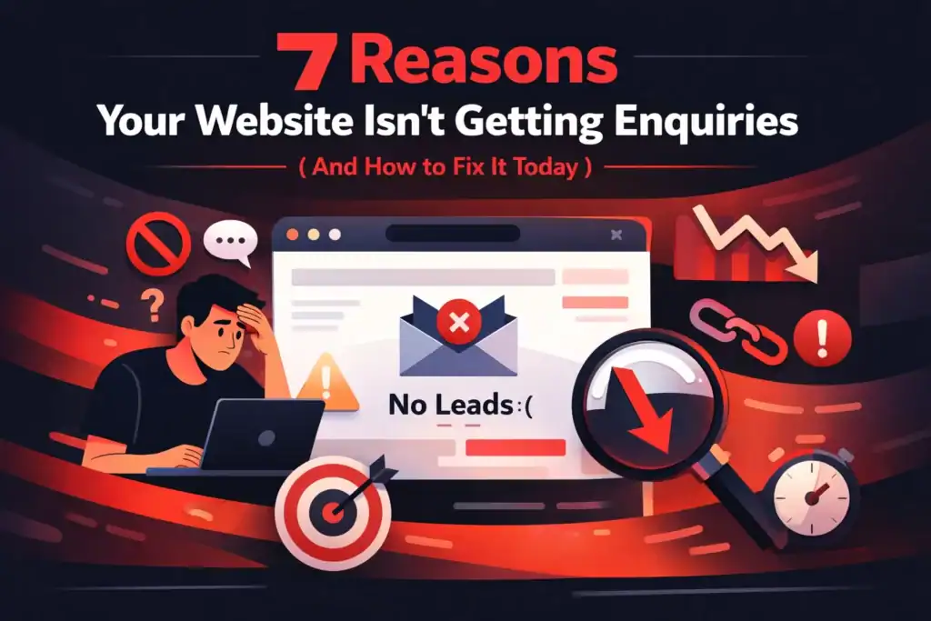 7 Reasons Your Website Isn’t Getting Enquiries