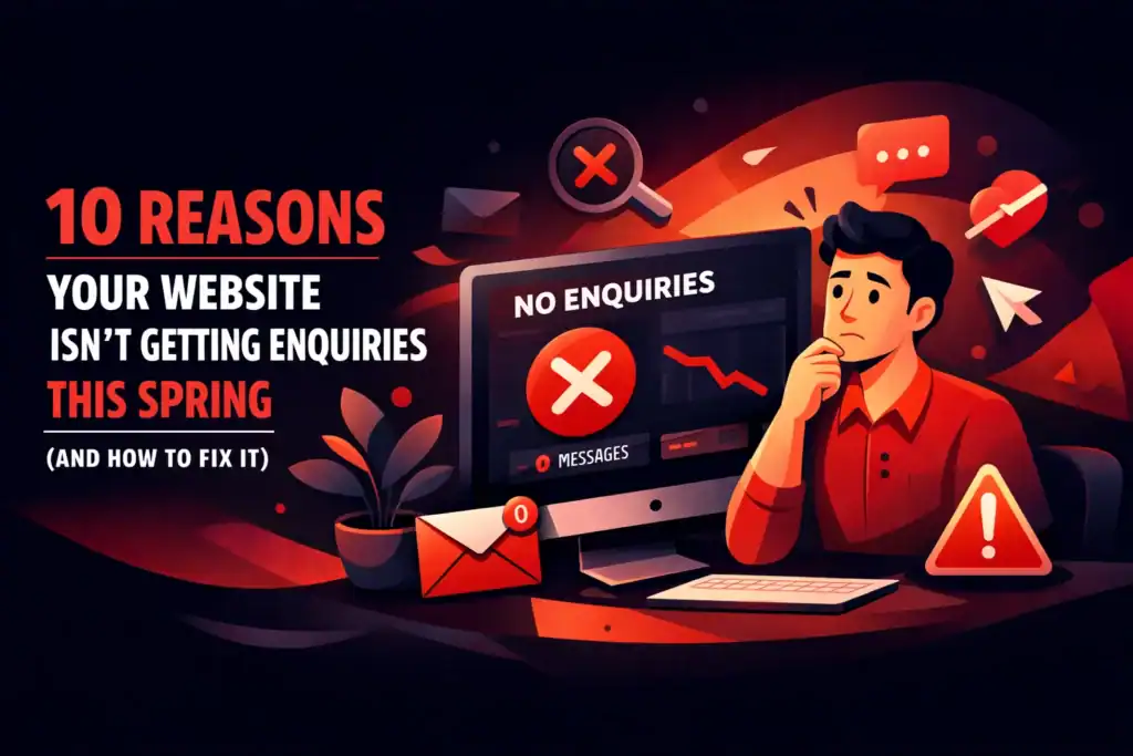 10 Reasons Your Website Isn't Getting Enquiries This Spring