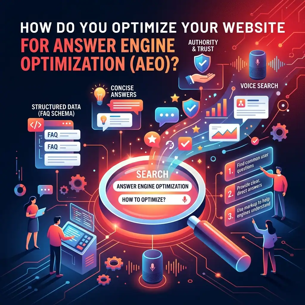 how to create an AEO-friendly website