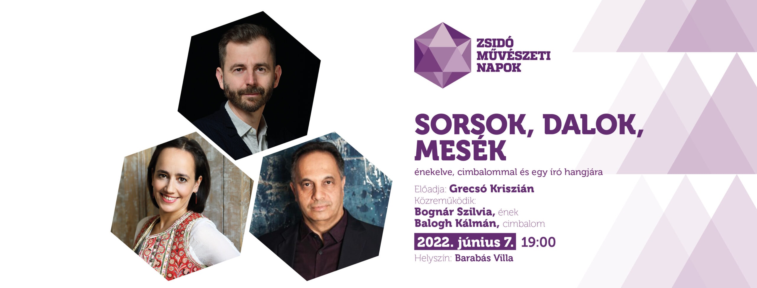 Sorsok, dalok, mesék – Zsidó Művészeti Napok