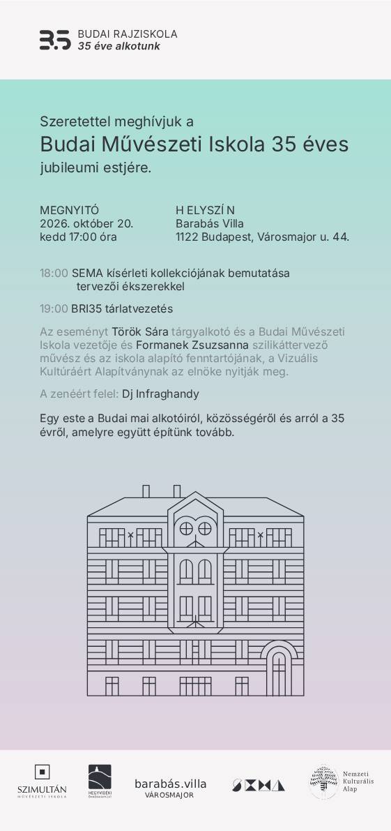 BUDAI 35 – A Budai Művészeti Iskola 35 éves jubileumi estje