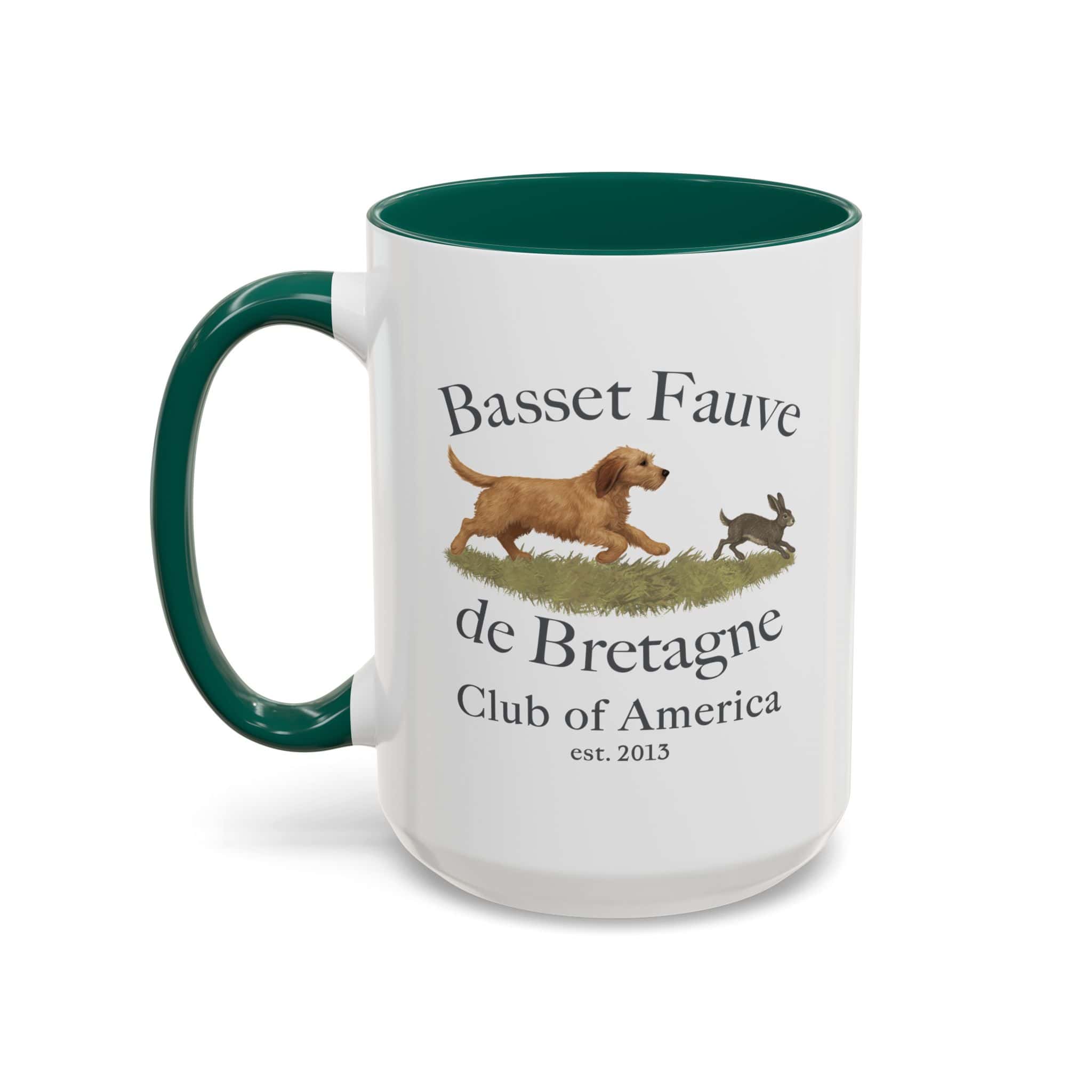 Basset Fauve de Bretagne dog mug design.