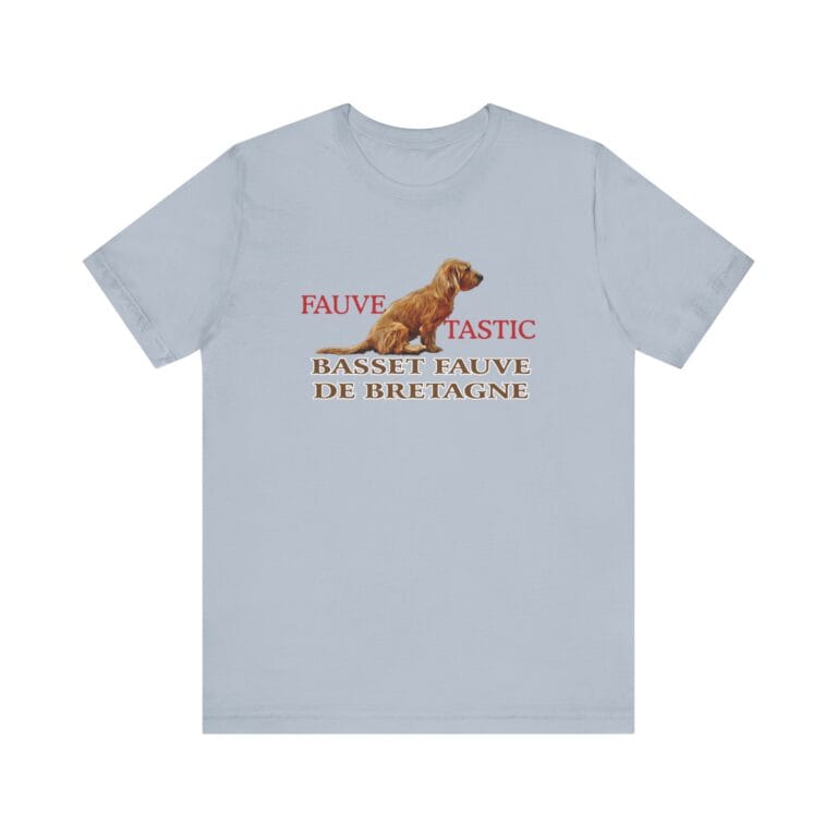 T-shirt with Basset Fauve de Bretagne design