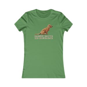 Green shirt with Basset Fauve de Bretagne design