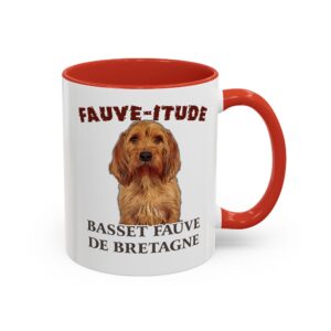 Mug featuring Basset Fauve de Bretagne illustration