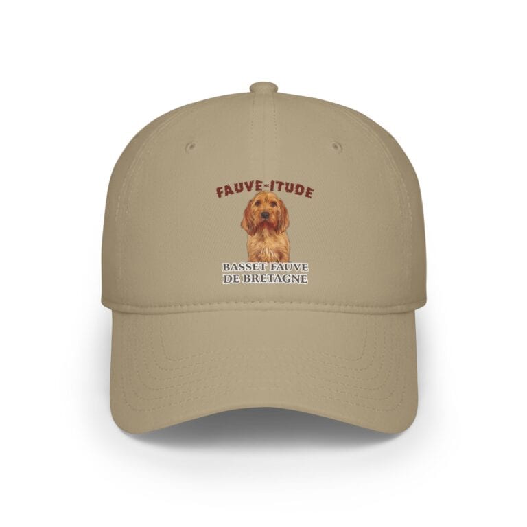 Cap with Basset Fauve de Bretagne graphic