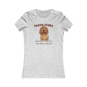 Basset Fauve T-shirt with dog illustration