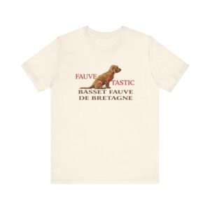 T-shirt with Basset Fauve de Bretagne print