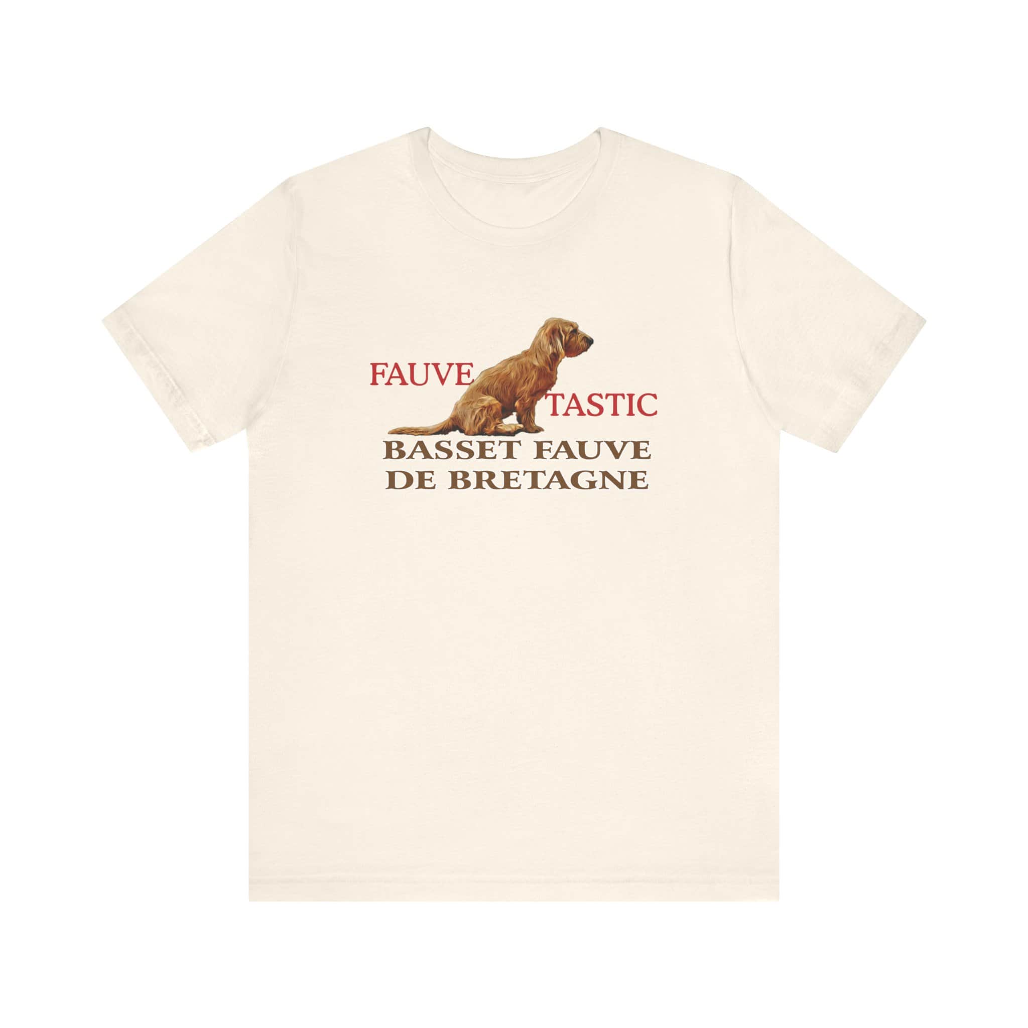 T-shirt with Basset Fauve de Bretagne print