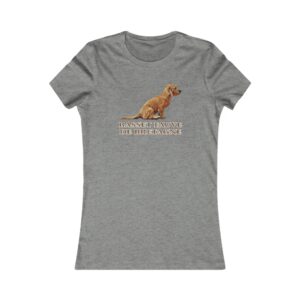 Gray shirt with Basset Fauve de Bretagne graphic.