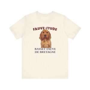 Basset Fauve de Bretagne dog print on T-shirt