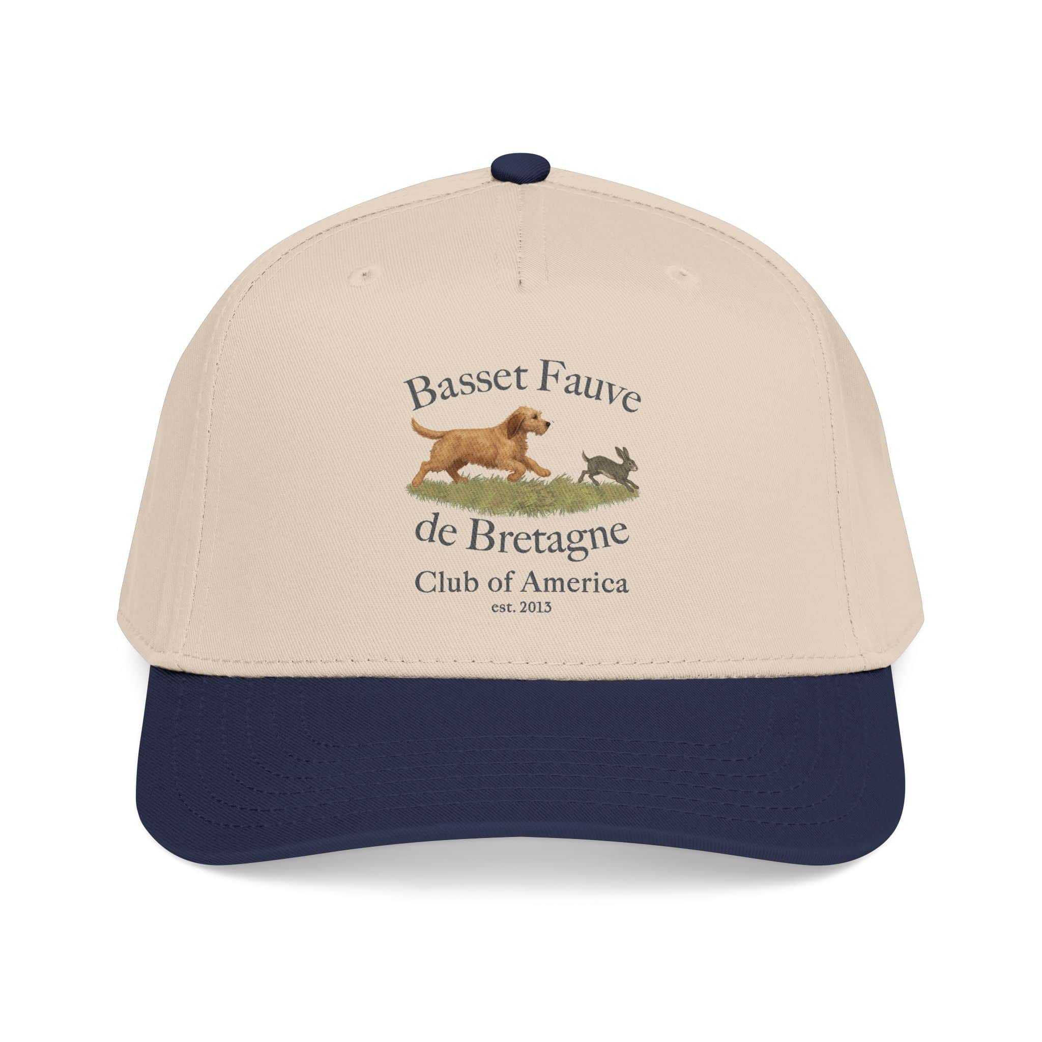 Basset Fauve dog logo on cap