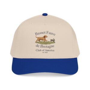 Basset Fauve de Bretagne Club embroidered cap.