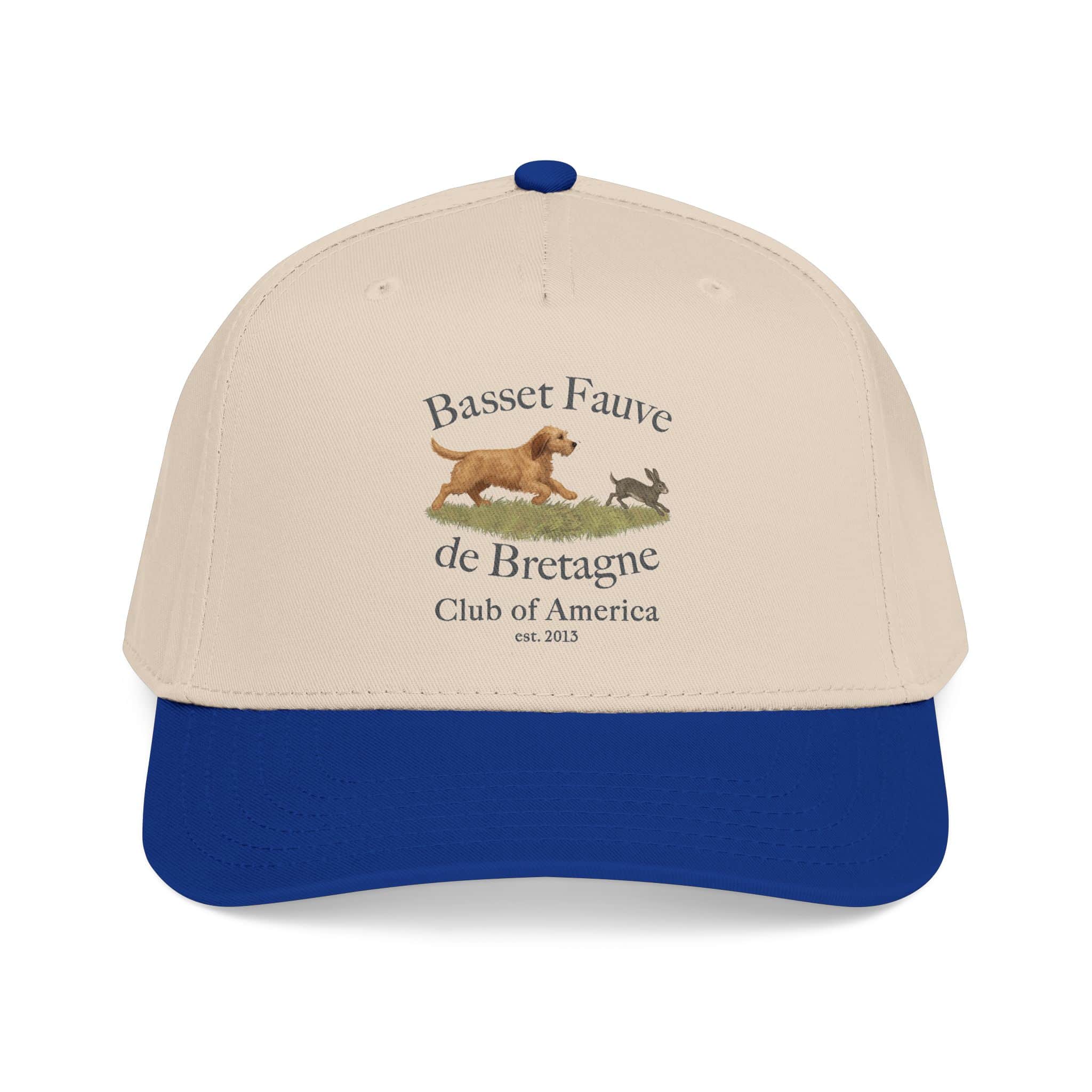 Basset Fauve de Bretagne Club embroidered cap.