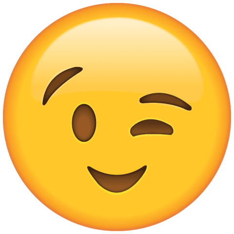 winking emoji