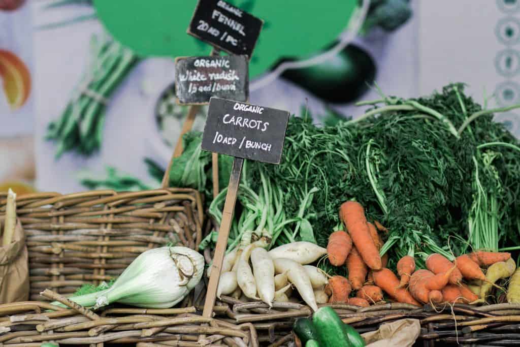 Fresh vegetables