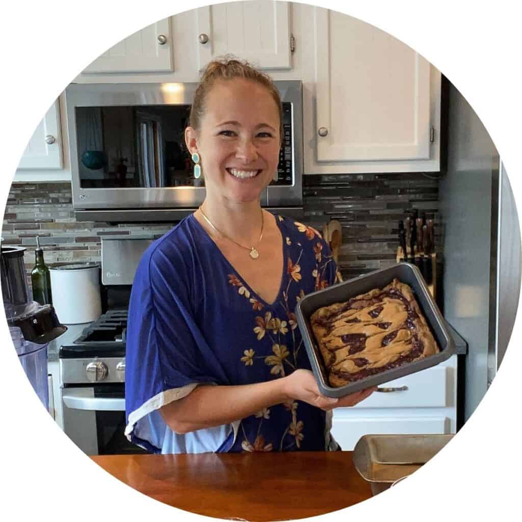 Laura Yautz in her kitchen