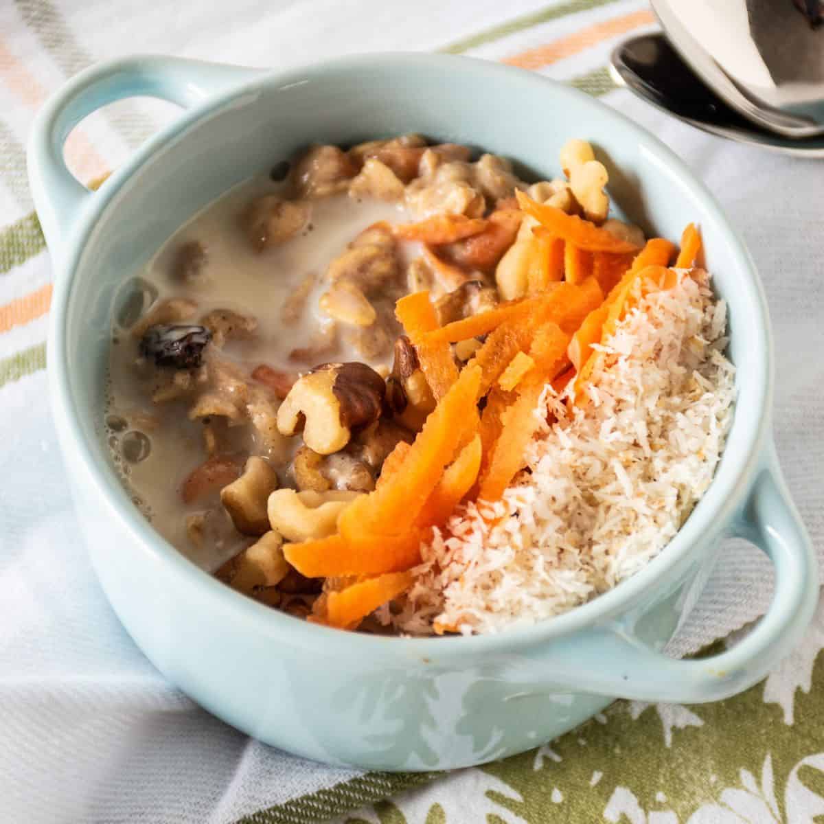 Tropical Carrot Cake Oatmeal