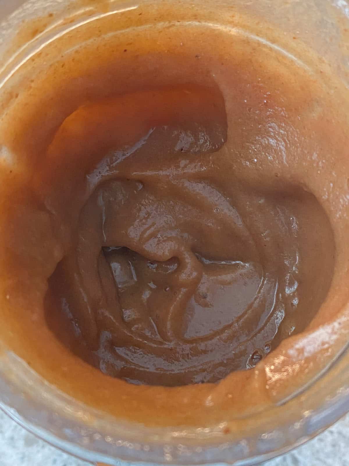 Blended date paste.
