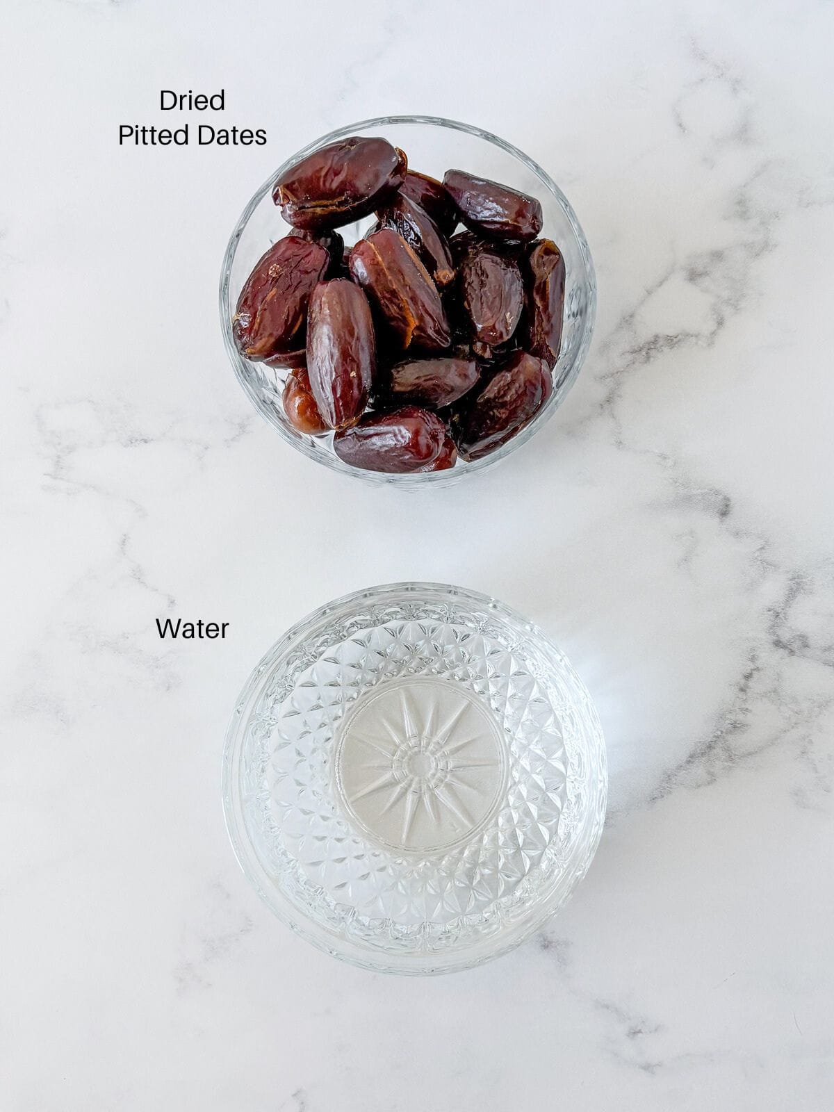 Ingredients for date paste