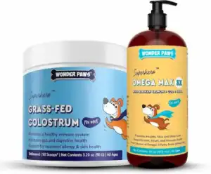 Colostrum supplements for dogs with severe allergies
