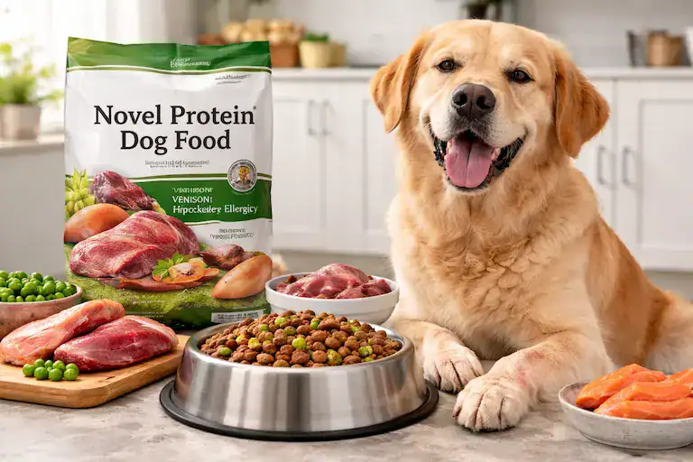 novel protein dog food used for chicken allergy in dogs