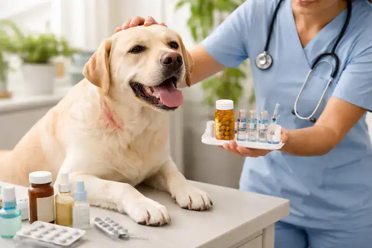 treatment options for environmental allergies in dogs including medication and immunotherapy