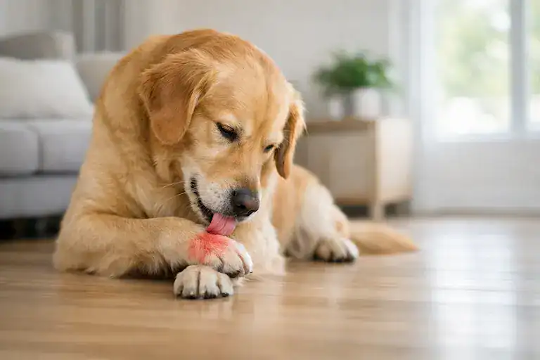 

dog scratching due to sudden chicken allergy symptoms
