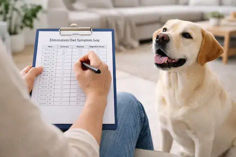 tracking how long does an elimination diet for dogs take to show results